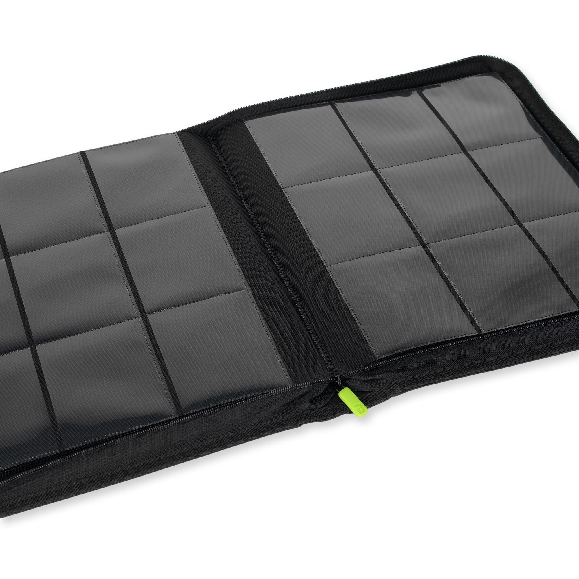 VaultX 9 Pocket Toploader Zip Binder open pages