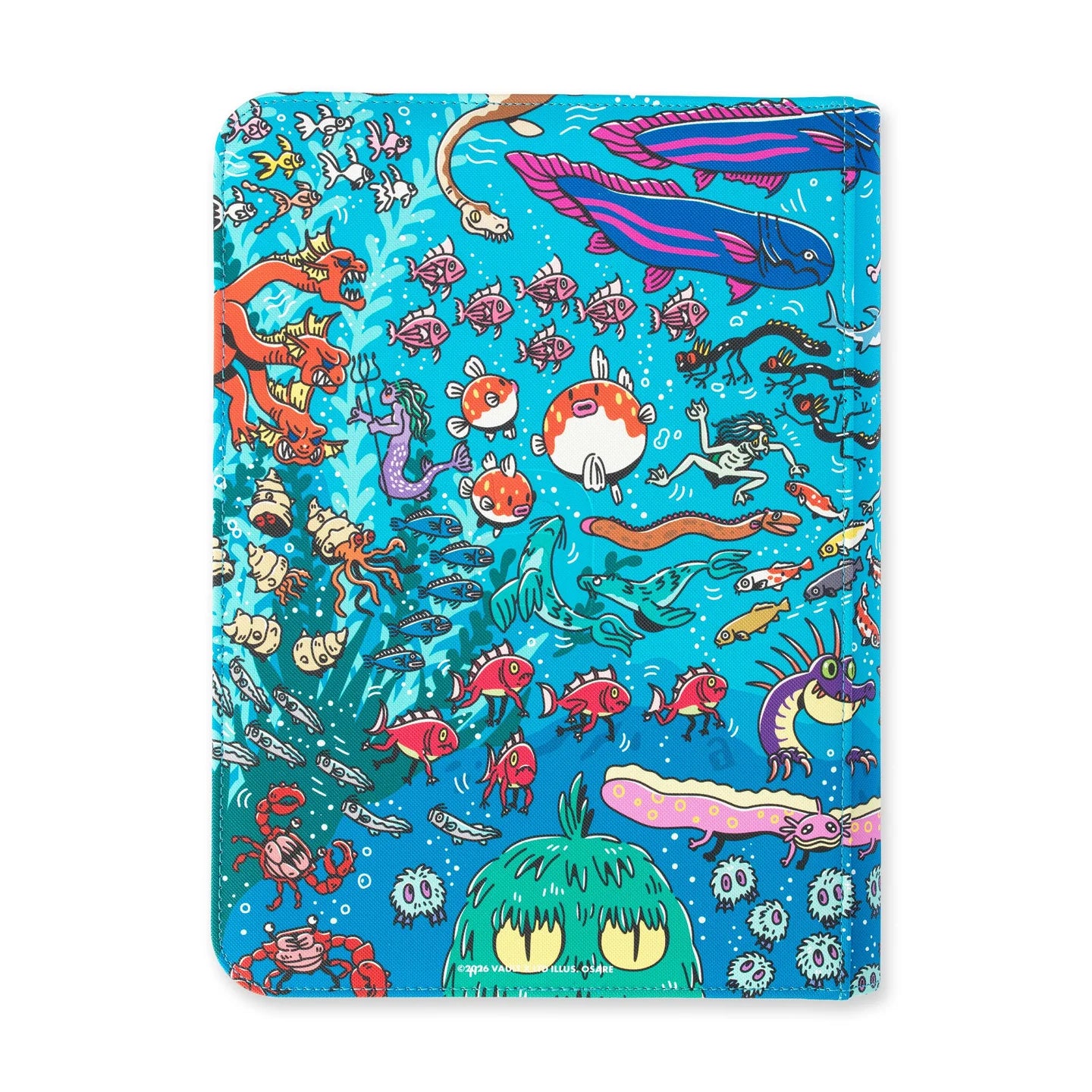 VaultX: 9 Pocket Premium Zip Binder Water - Osare