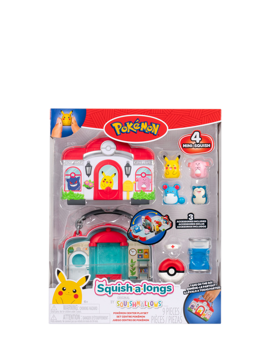 Squish-a-longs Pokemon Center Medium Playset