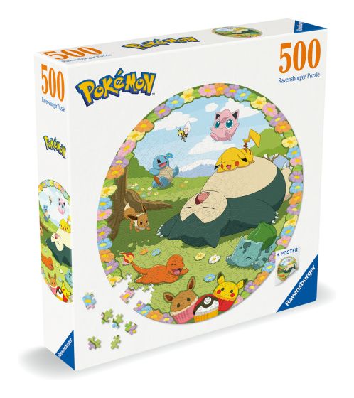 Ravensburger: Pokémon Circular 500-Piece Jigsaw Puzzle – Ravensburger