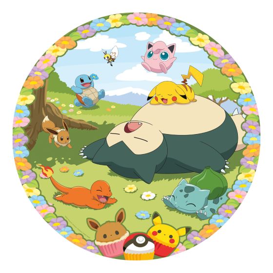 Pokémon Circular 500-Piece Jigsaw Puzzle – Ravensburger