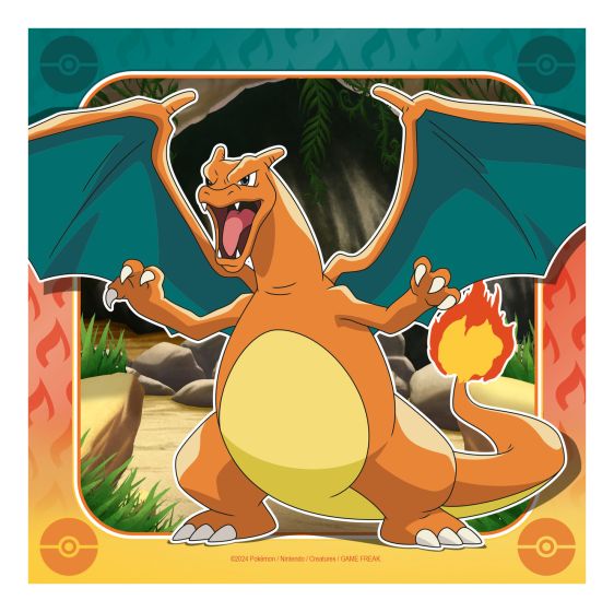 Pokémon 49-Piece Jigsaw Puzzle 3-Pack – Pikachu, Charizard & Eevee