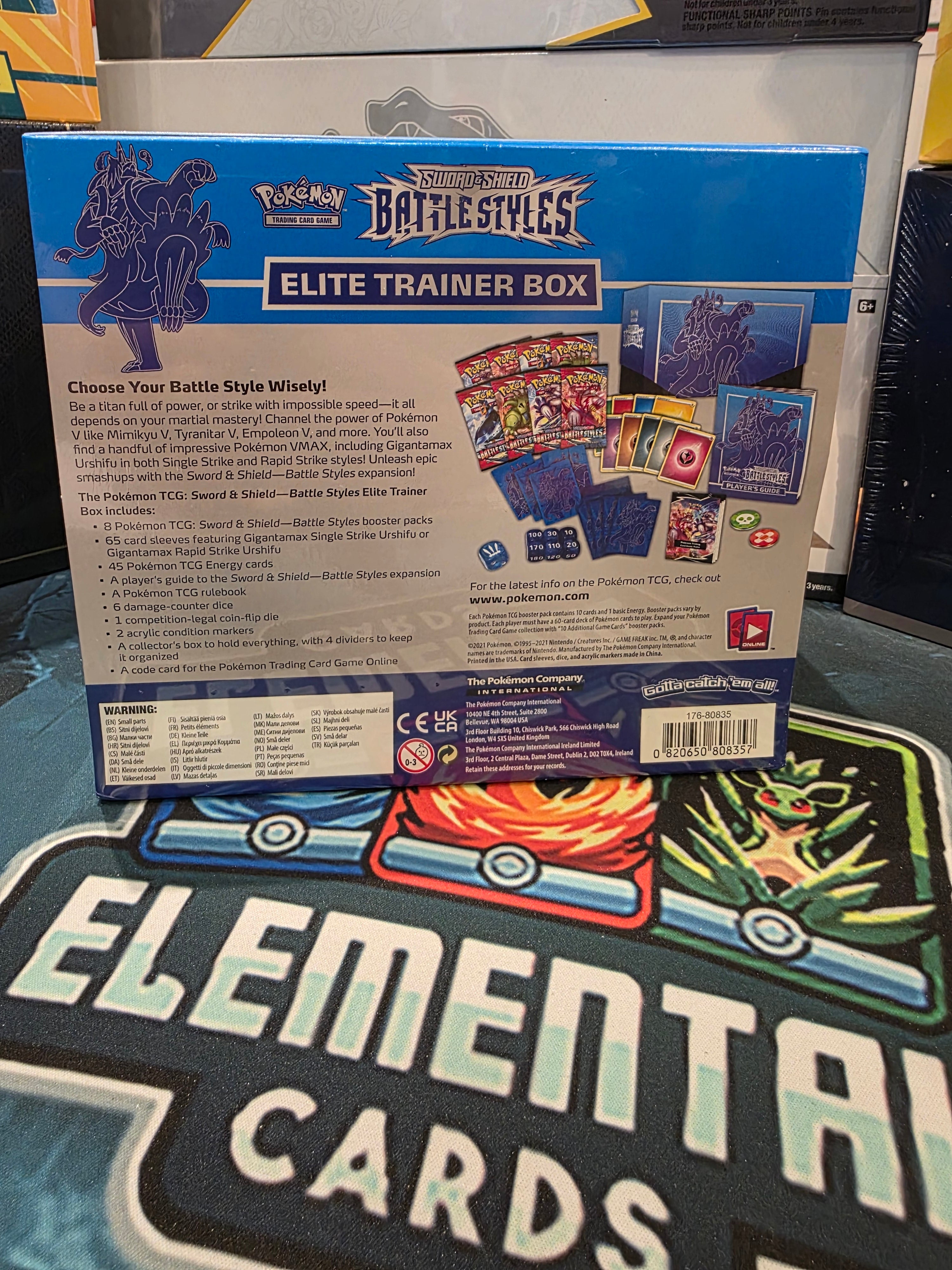 Pokemon: Battle Styles - Elite Trainer Box ETB (Blue)