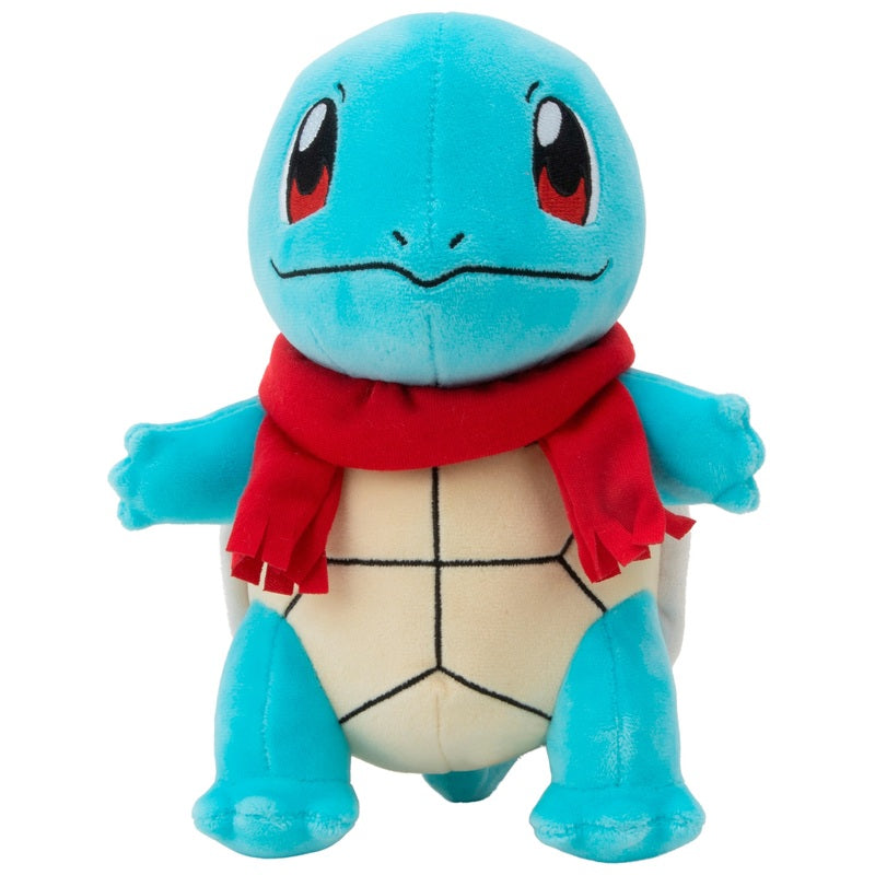 Pokemon 8" Squirtle Plush with Red Scarf (Seasonal)