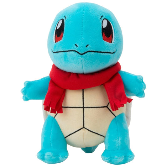 Pokemon 8" Squirtle Plush with Red Scarf (Seasonal)
