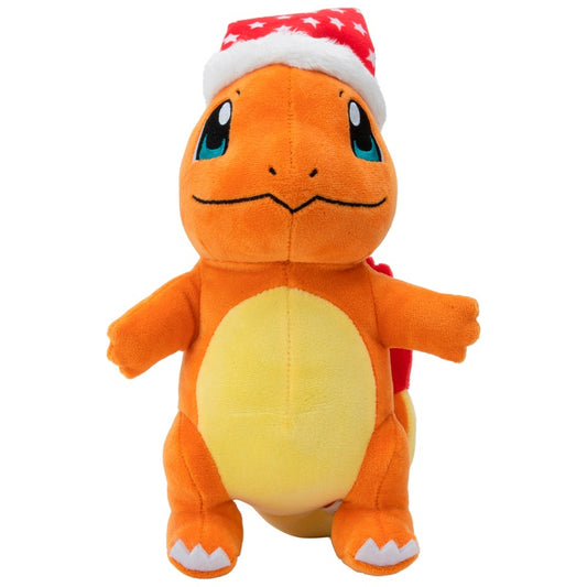Pokemon 8" Charmander Plush with Santa Hat