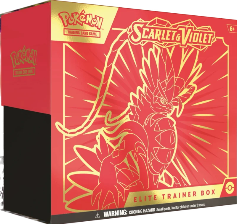 Pokemon TCG: Scarlet & Violet Base ETB - Koraidon Edition with Soft Case