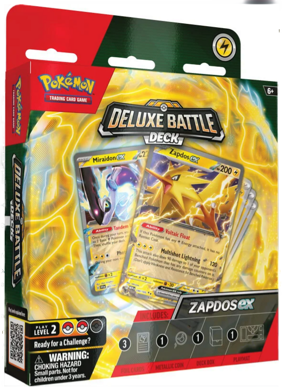 Pokémon TCG: Zapdos ex Deluxe Battle Deck