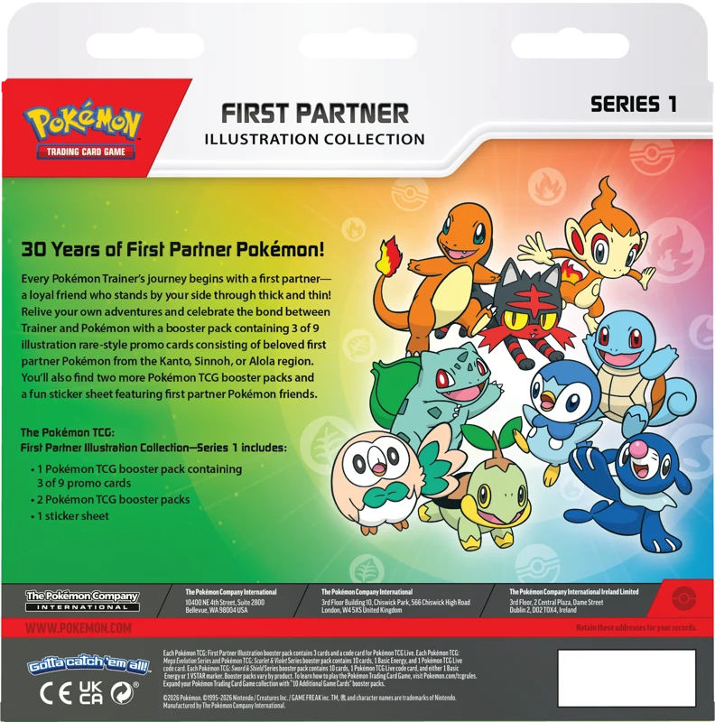Pokemon TCG: First Partner Illustration Collection Series 1