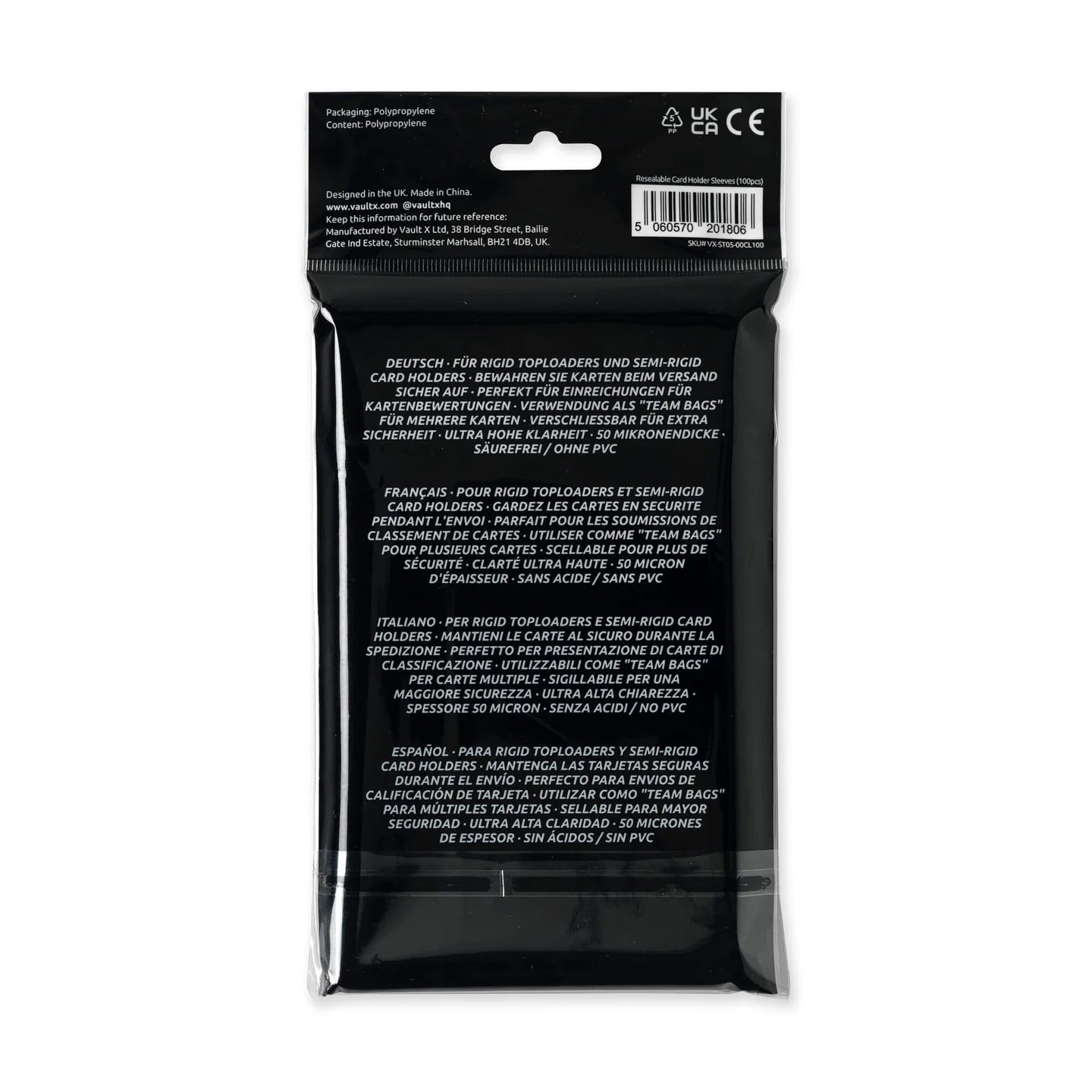 VaultX: Card Holder Sleeves (100pk)