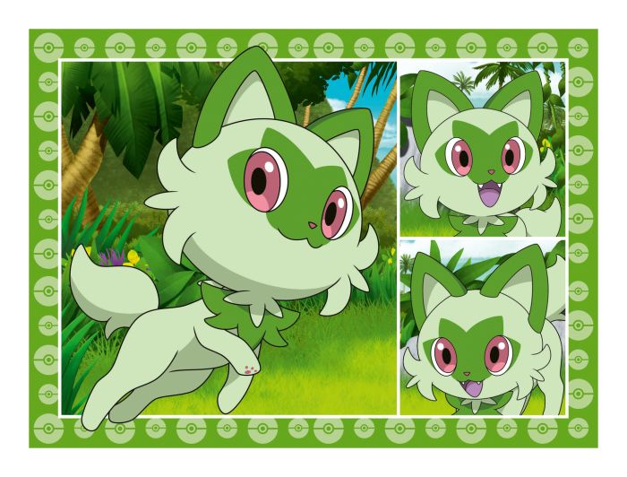 Pokemon: Speedy Puzzle Pokemon 4x35 Piece Jigsaw Puzzles