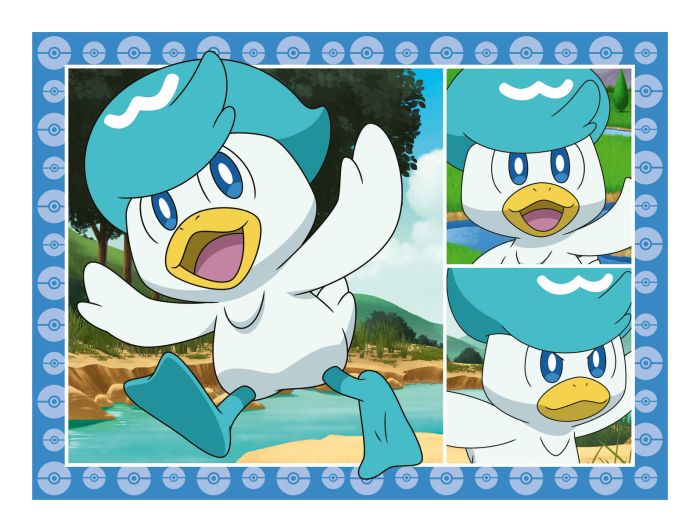 Pokemon: Speedy Puzzle Pokemon 4x35 Piece Jigsaw Puzzles