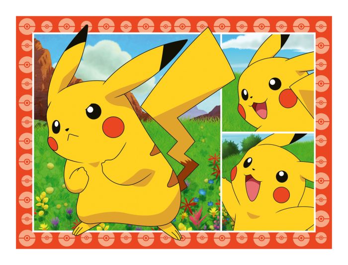 Pokemon: Speedy Puzzle Pokemon 4x35 Piece Jigsaw Puzzles