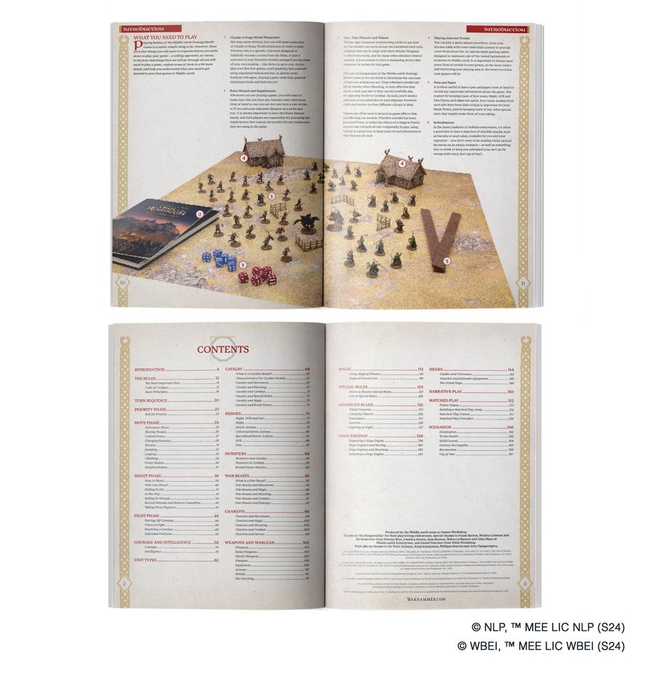 Warhammer: Lord of the Rings - Middle-earth™ Strategy Battle Game Rules Manual