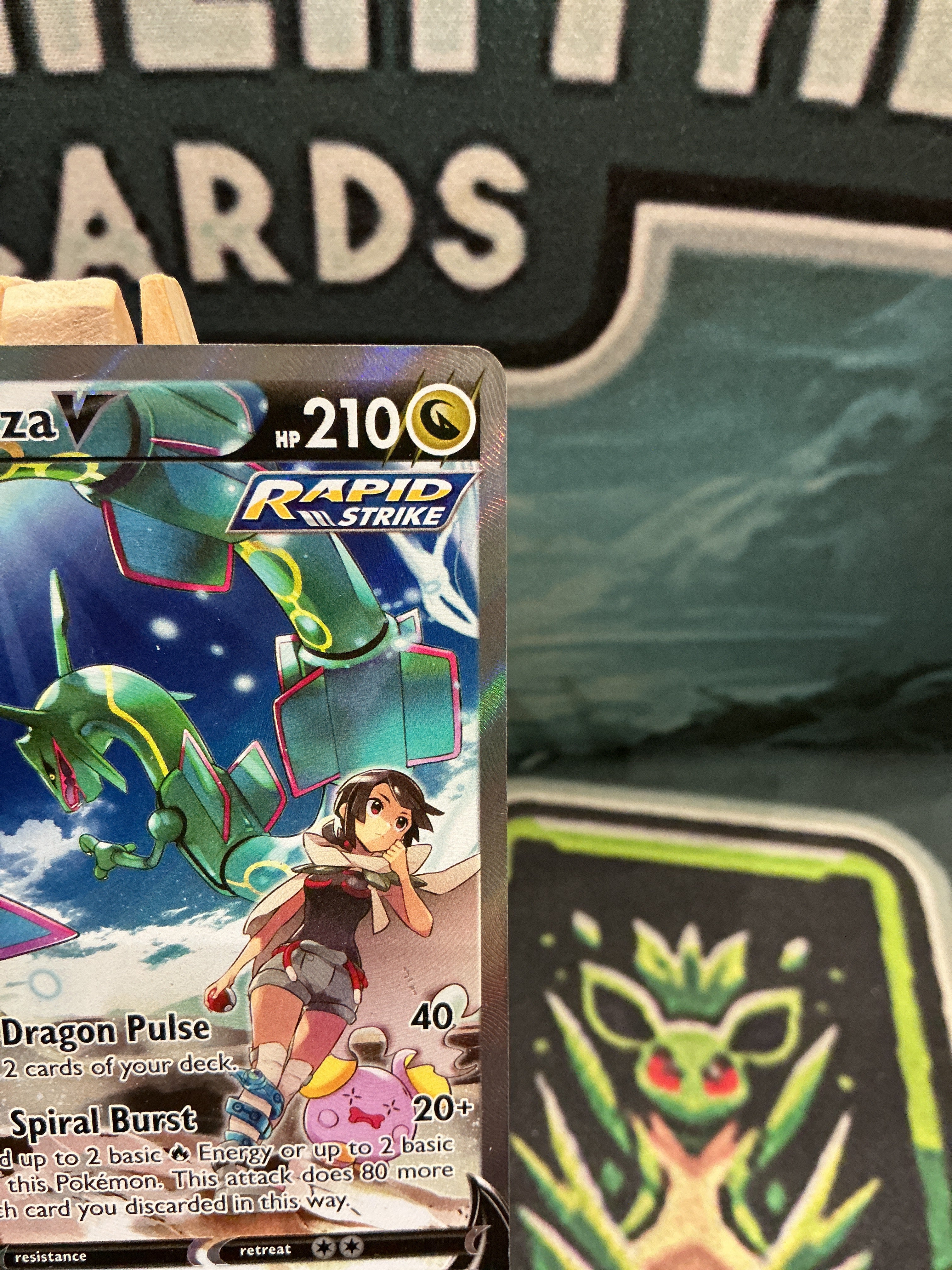 Rayquaza V Ultra Rare Full Art Evolving Skies 194/203 HP