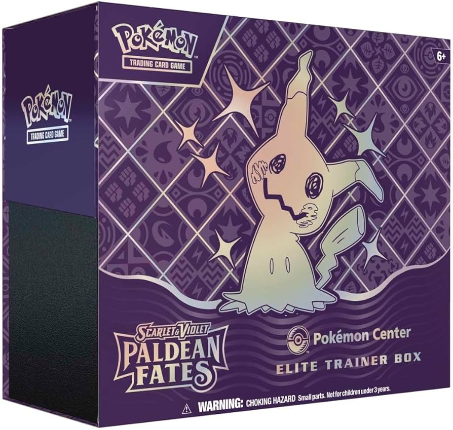 Pokemon TCG: Paldean Fates Pokemon Center Elite Trainer Box (ETB) with Case