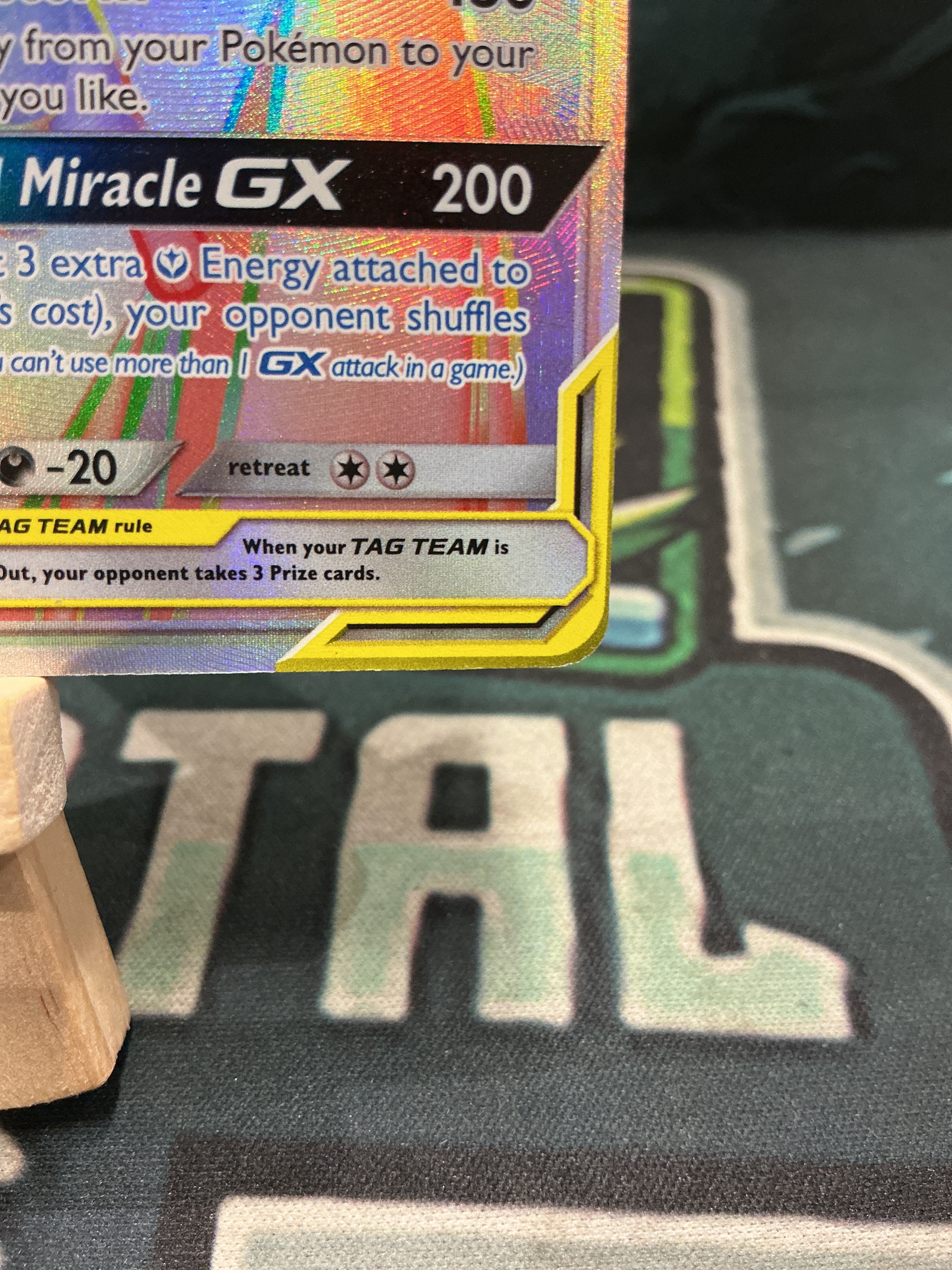 Gardevoir & Sylveon GX Rainbow Rare Tag Team Sun and Moon 225/214 LP