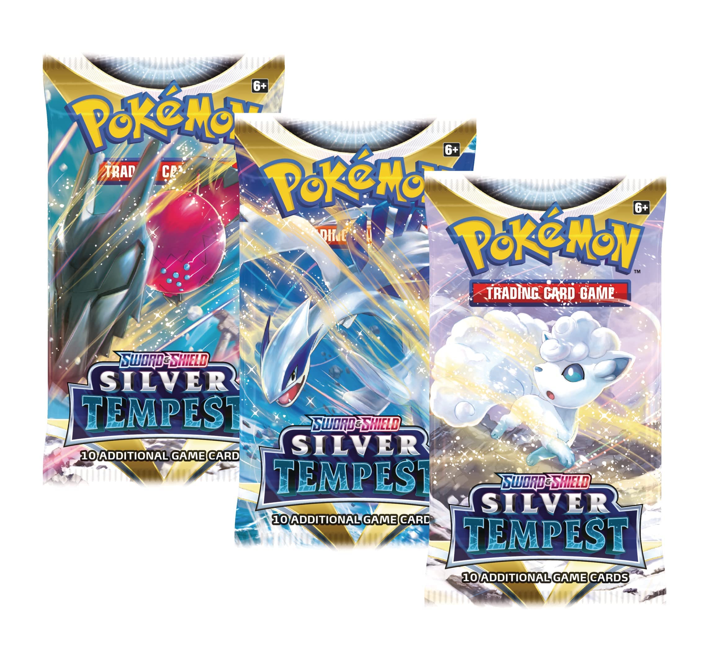 Pokemon TCG: Silver Tempest Triple Blister (Random Promo) + Pikachu Coin