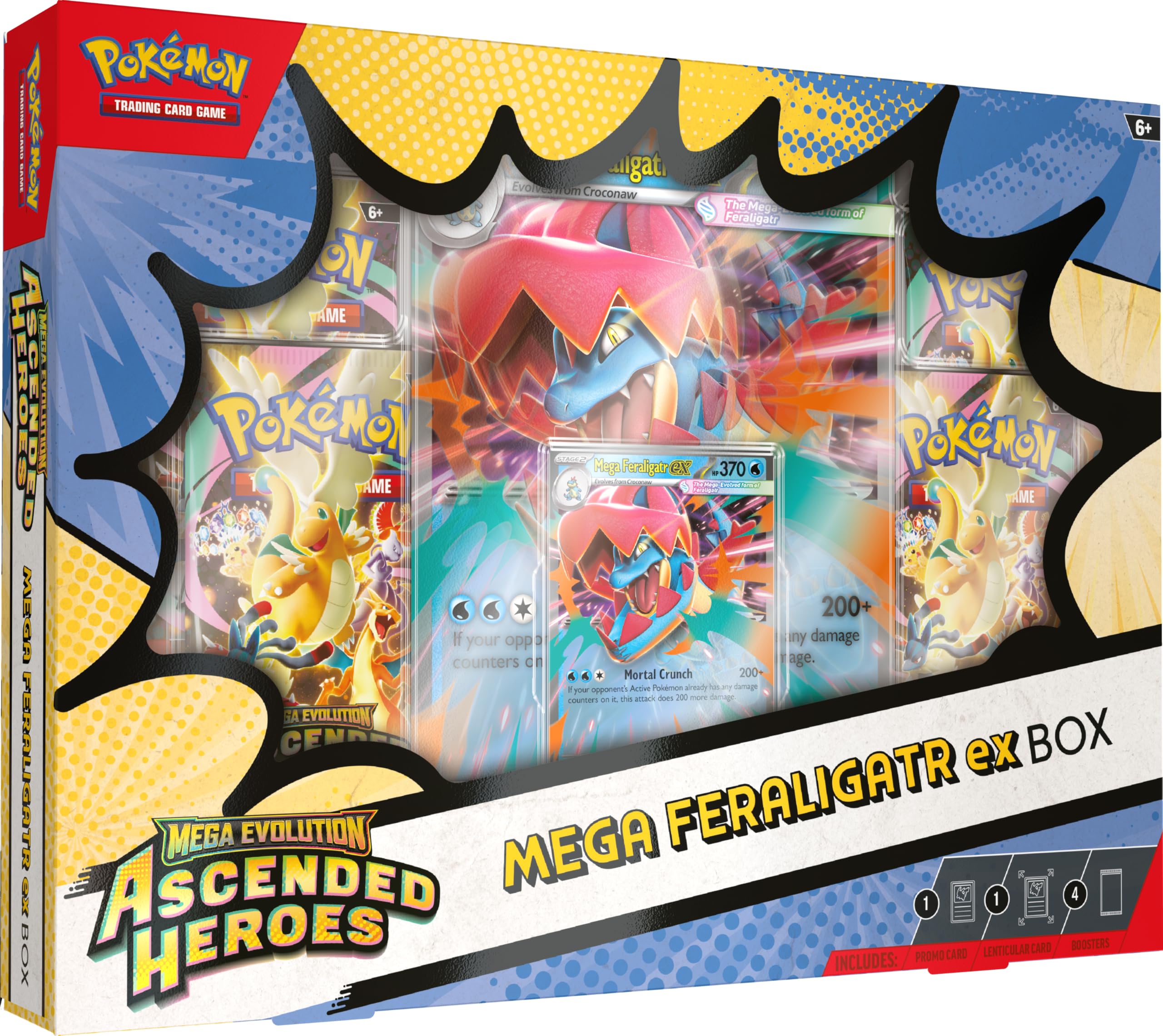 Pokemon TCG: Ascended Heroes Mega Feraligatr ex Box