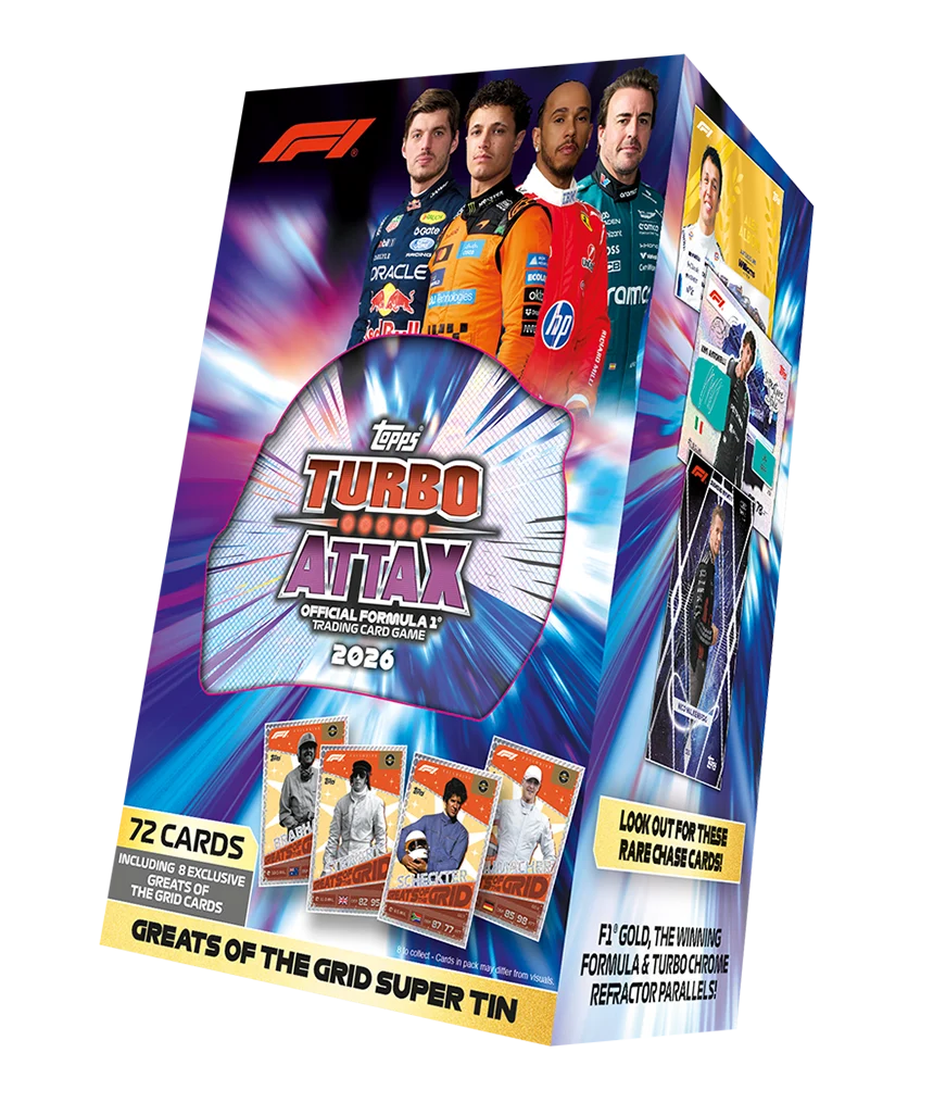 Topps Formula 1® 2026 Turbo Attax - Super Tin - Greats of the Grid