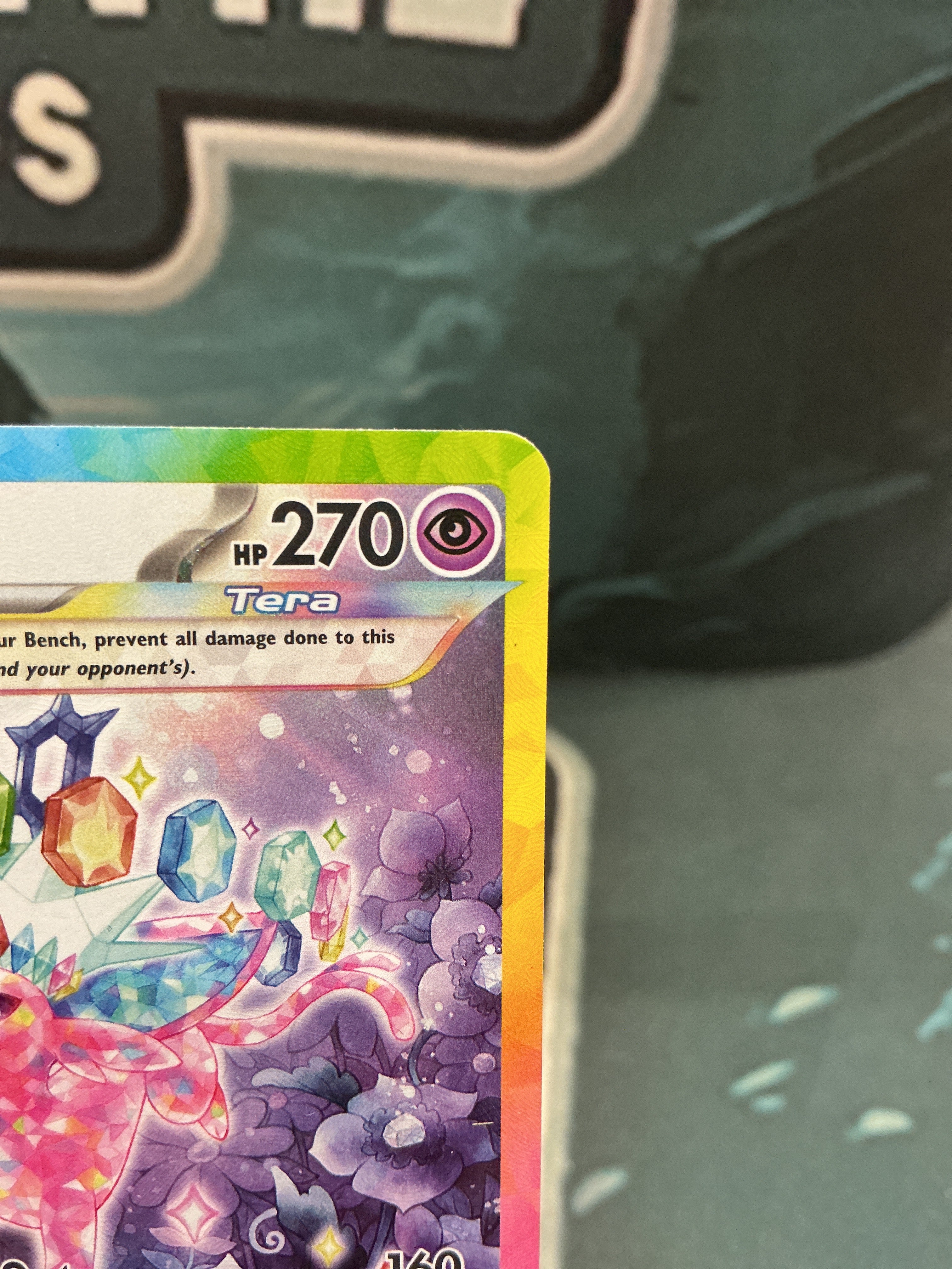 Espeon EX SIR Prismatic Evolutions Scarlet and Violet 155/131 LP