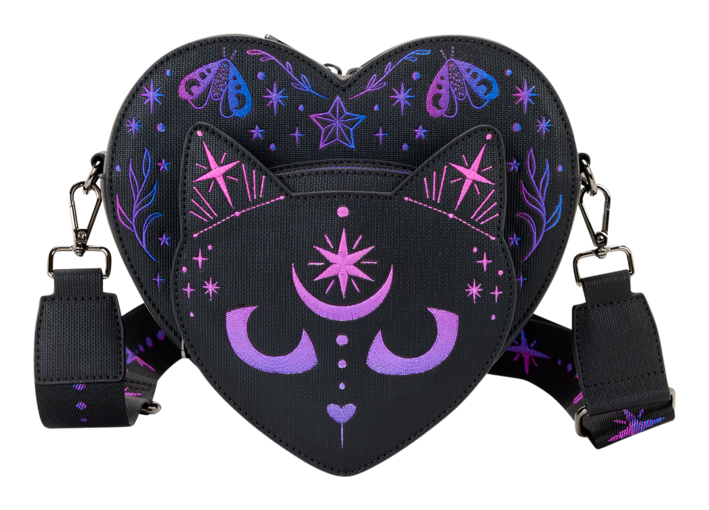 Loungefly: Figural Neon Cat Crossbody Bag