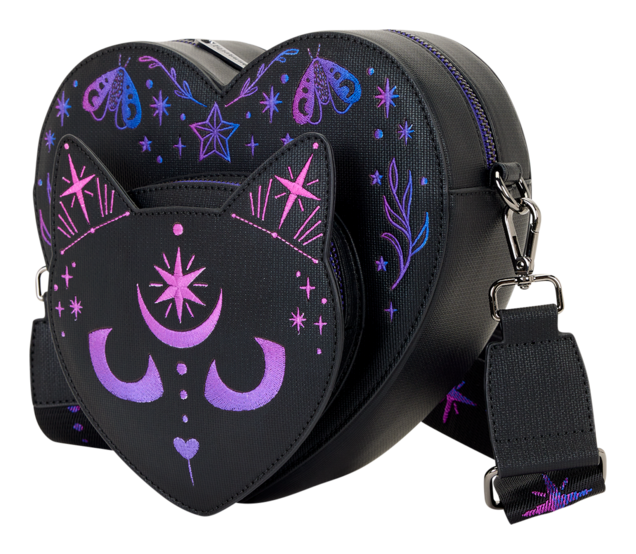 Loungefly: Figural Neon Cat Crossbody Bag