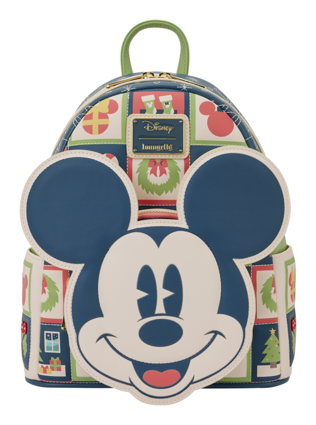 Loungefly: Mickey & Minnie Holiday Mini Backpack