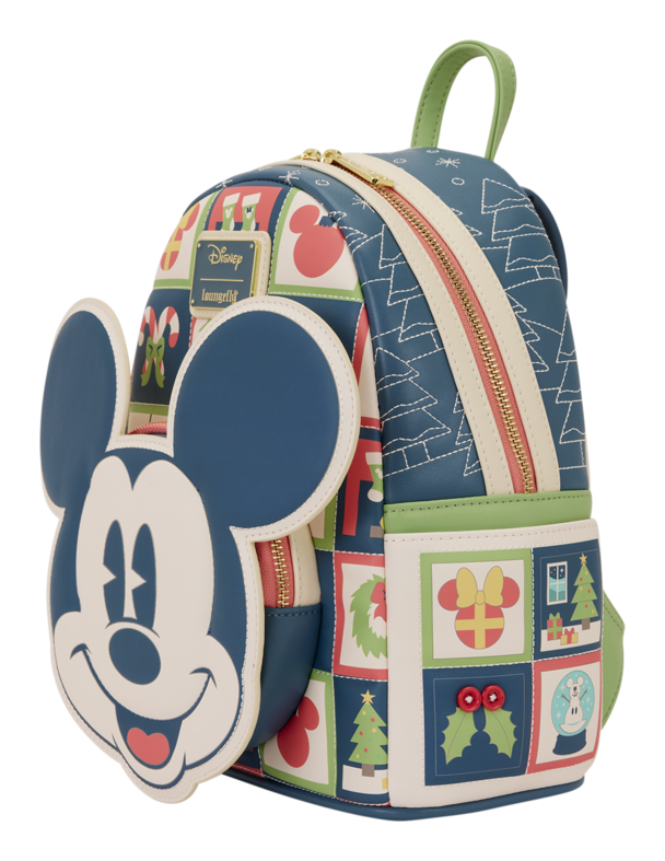 Loungefly: Mickey & Minnie Holiday Mini Backpack
