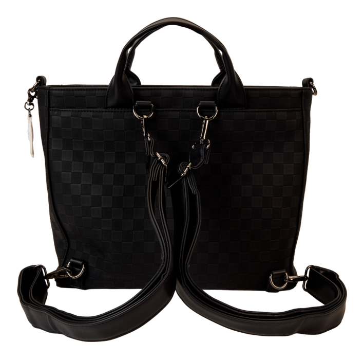 Loungefly: Mickey Mouse Black Evergreen Convertible Tote Bag / Backpack