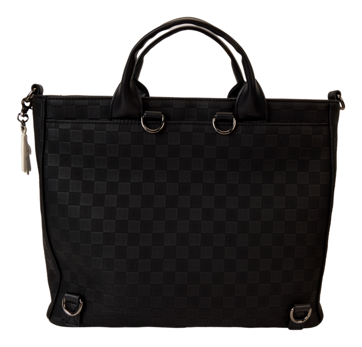 Loungefly: Mickey Mouse Black Evergreen Convertible Tote Bag / Backpack