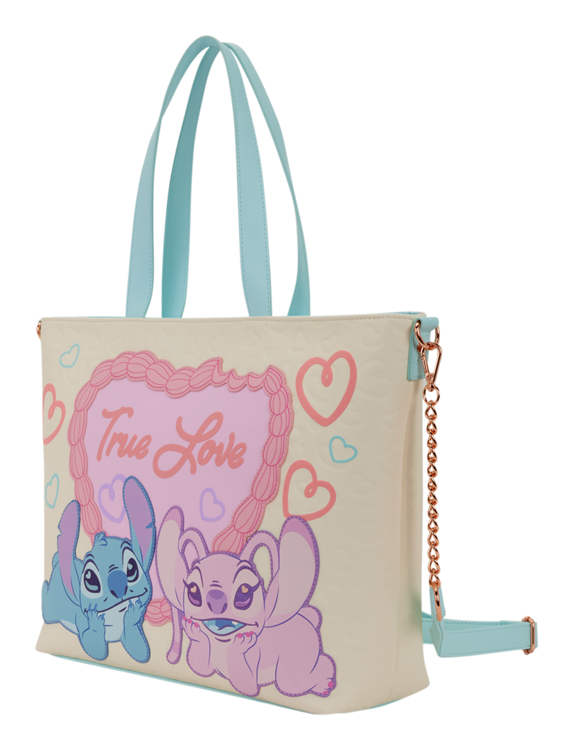 Loungefly: Angel & Stitch True Love Tote Bag