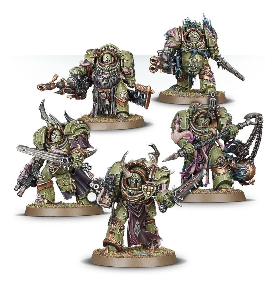 Warhammer 40K: DEATH GUARD - Blightlord Terminators