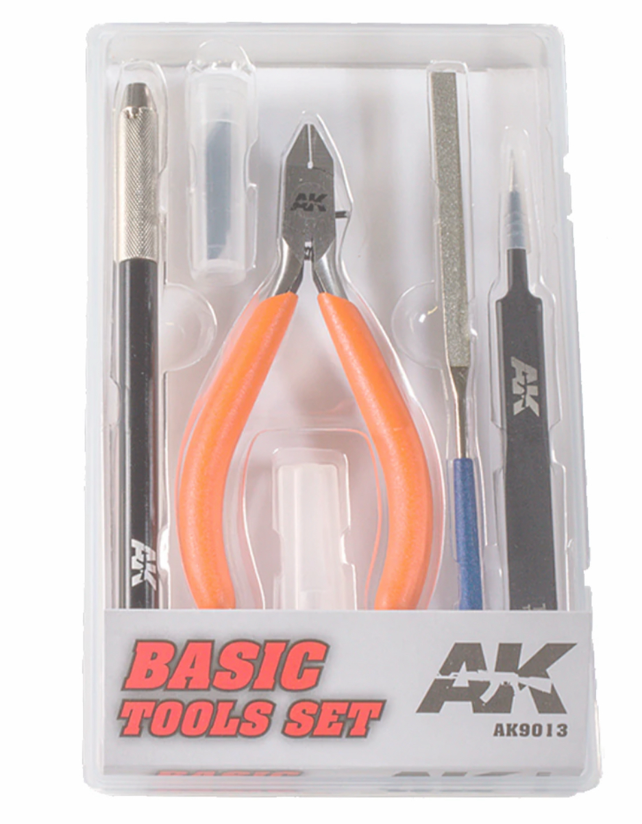 AK Interactive AK9013 Basic Tools Set - Beginner Model Kit Tools