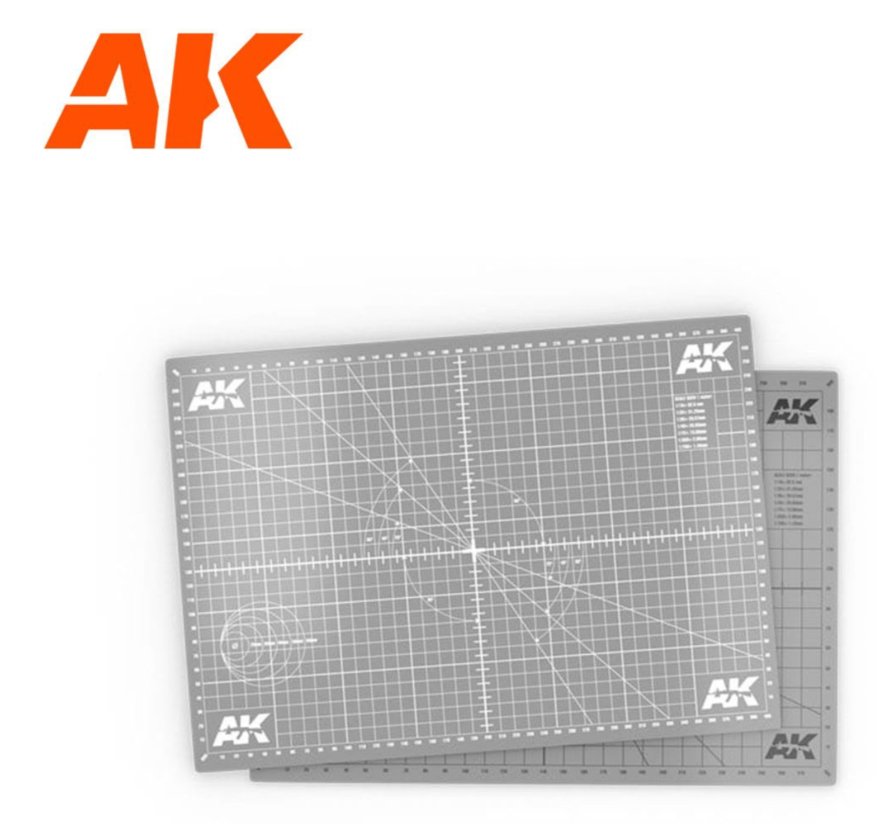 AK Interactive Scale Cutting Mat A4
