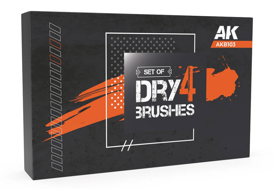 AK Interactive Set of Dry Brushes