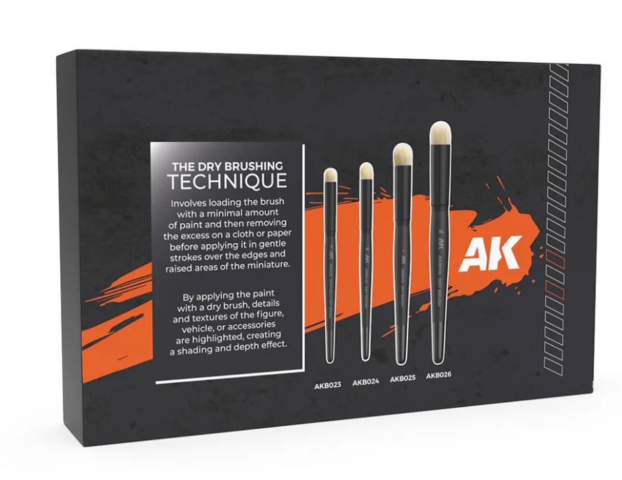 AK Interactive Set of Dry Brushes