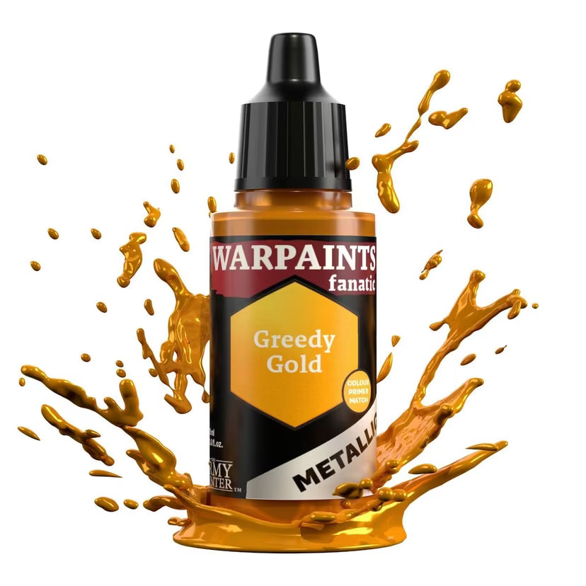 Warpaints Fanatic Metallic: Greedy Gold (18ml)