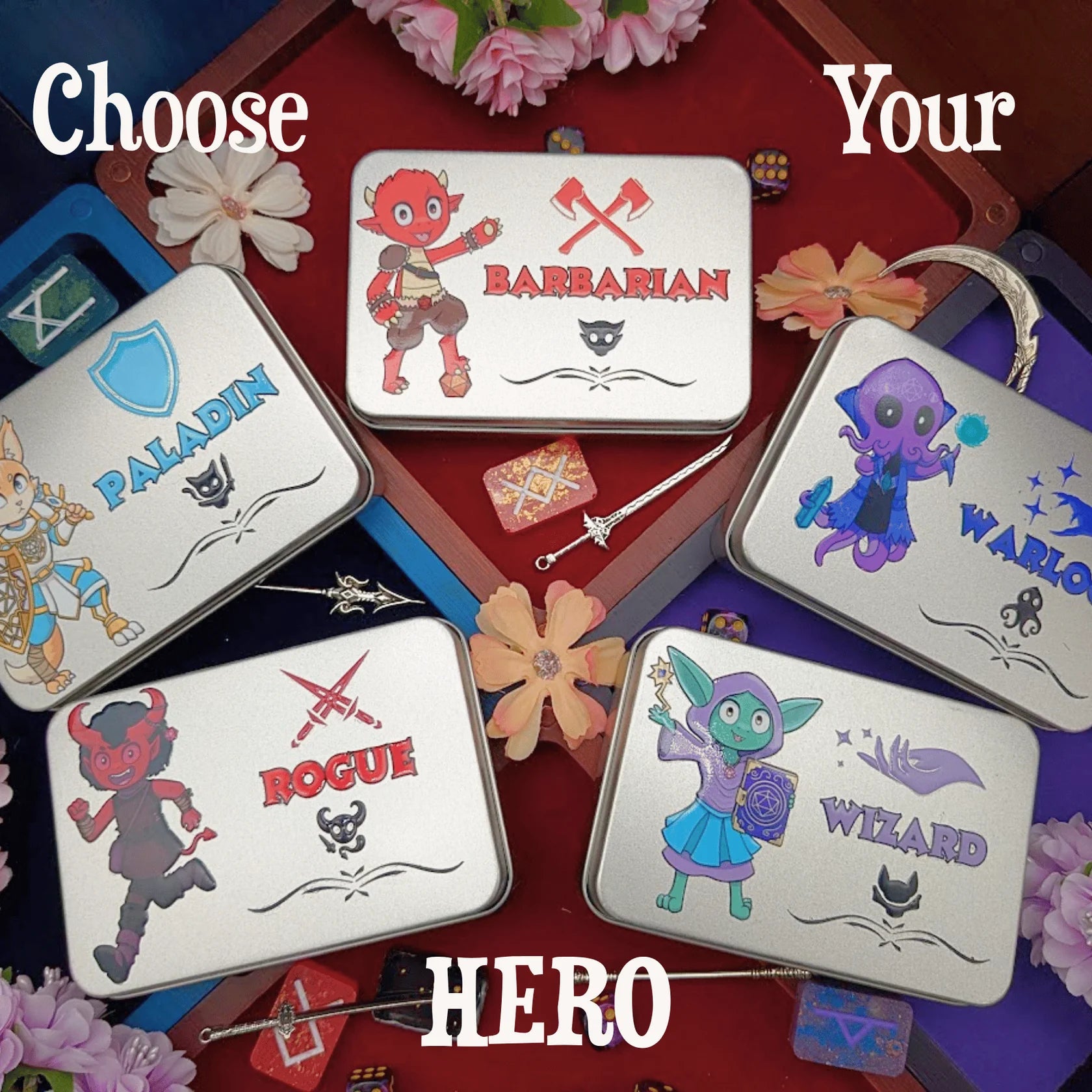 Mystery Dice Goblin: RPG Class Dice Tin - Paladin