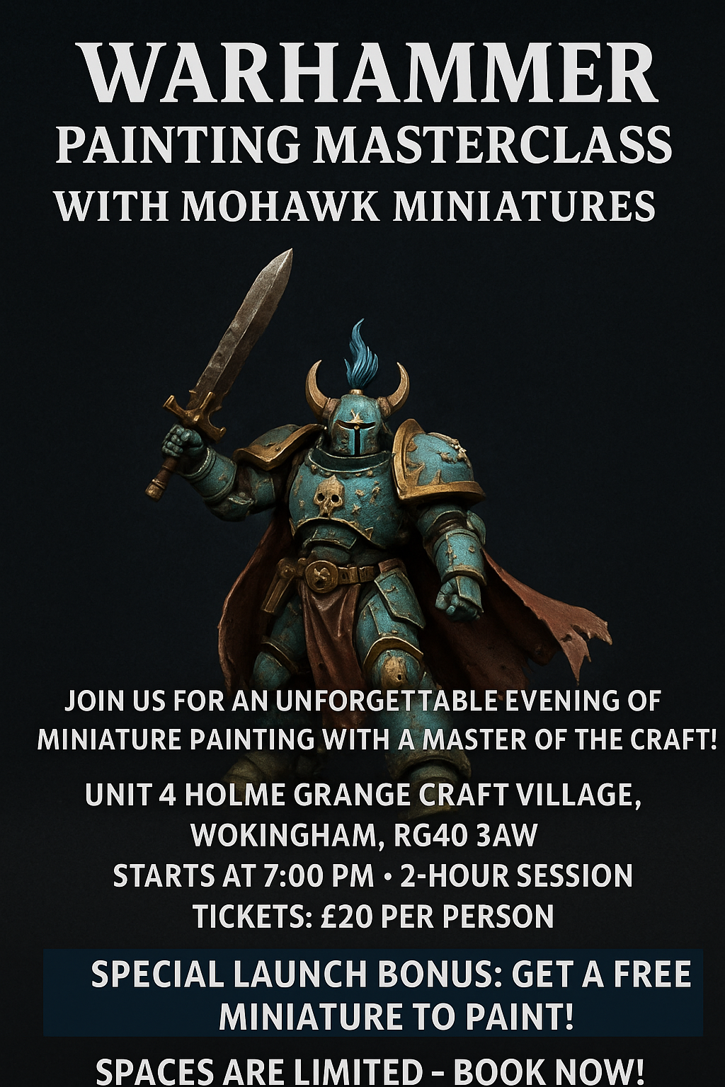 Warhammer Painting Masterclass November 25th