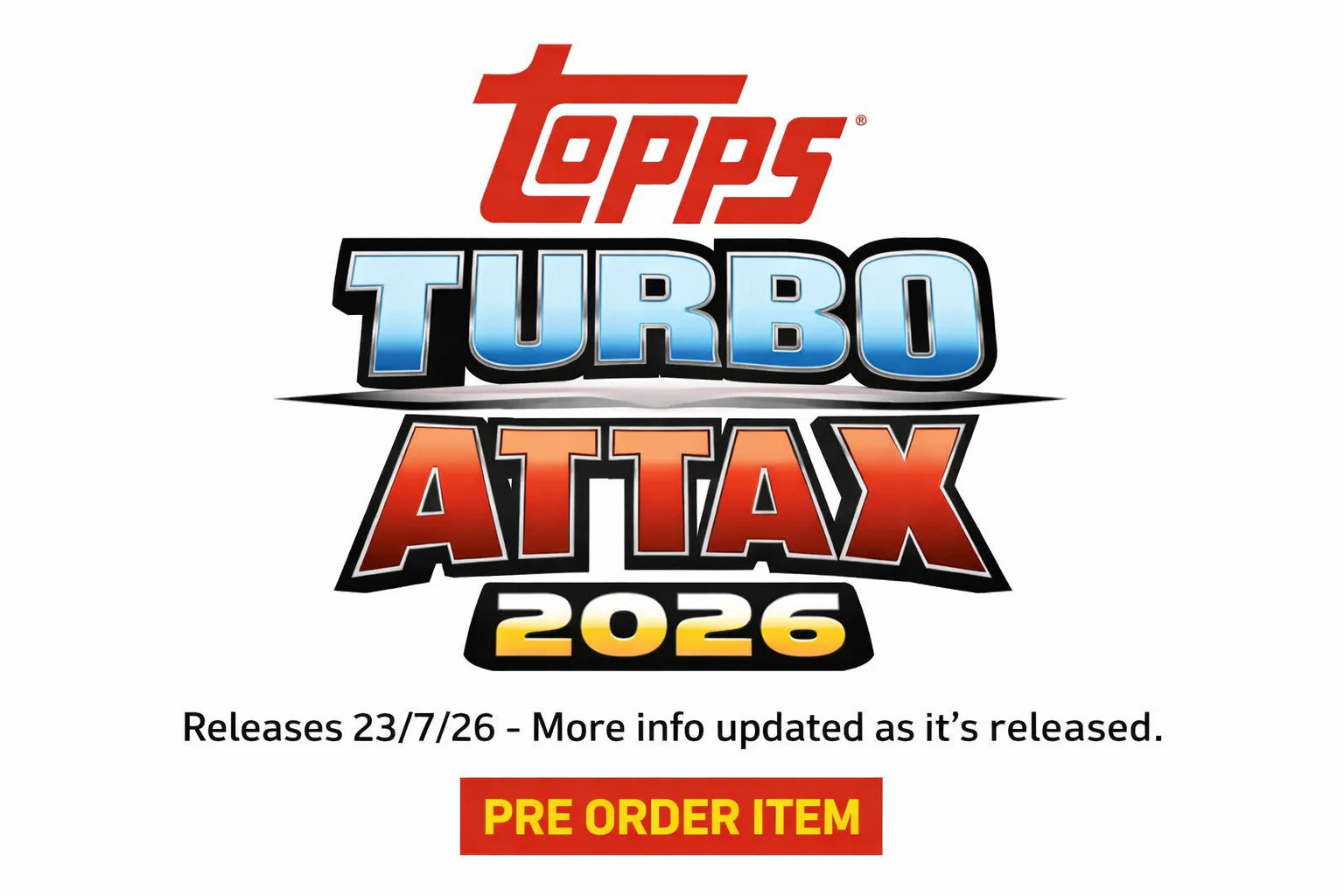 Topps: Turbo Attax - Formula 1 2026 Booster Box