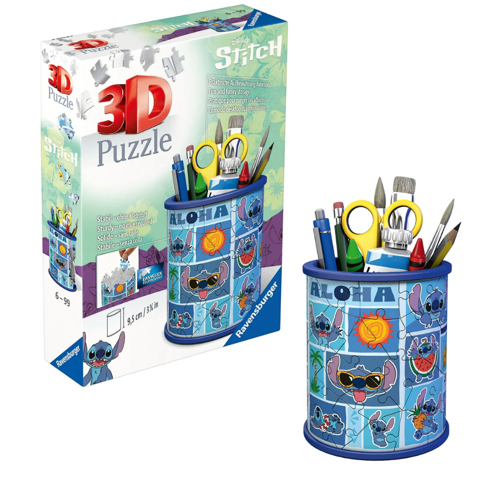 Ravensburger: Disney Stitch Pencil Holder 3D Puzzle 54pc Puzzle