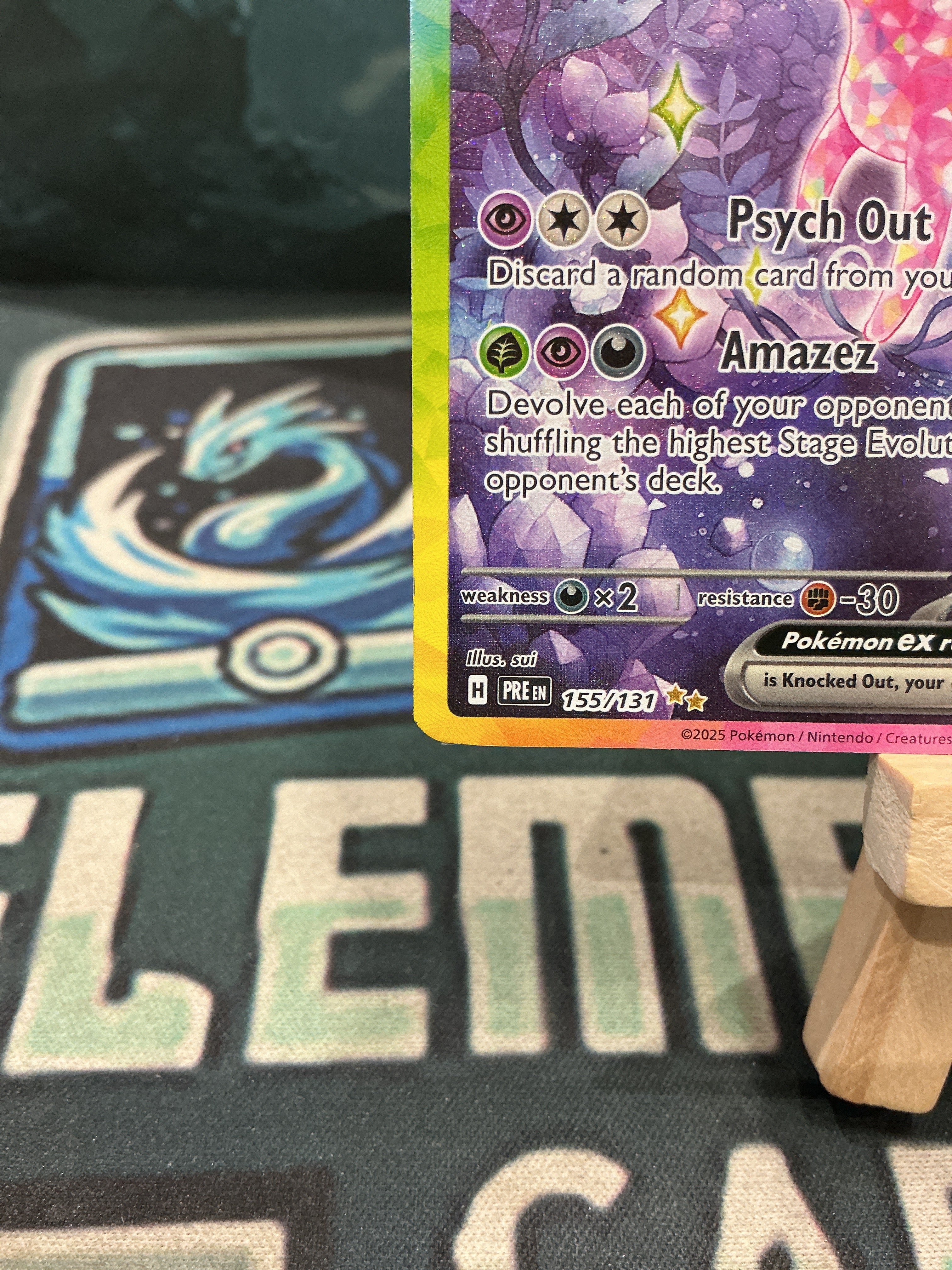 Espeon EX SIR Prismatic Evolutions Scarlet and Violet 155/131 LP