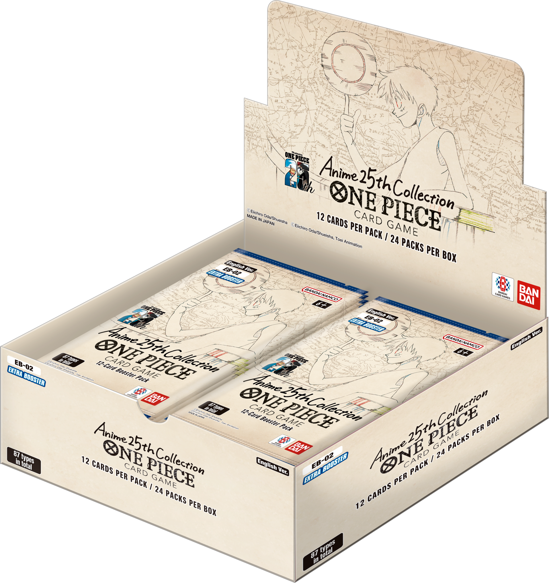 One Piece: EB-02 - Anime 25th Collection Booster Box - English