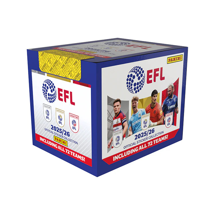 Panini: EFL Official Sticker Collection 2025/26 - Sealed Case (20 Boxes of 36 Packs)