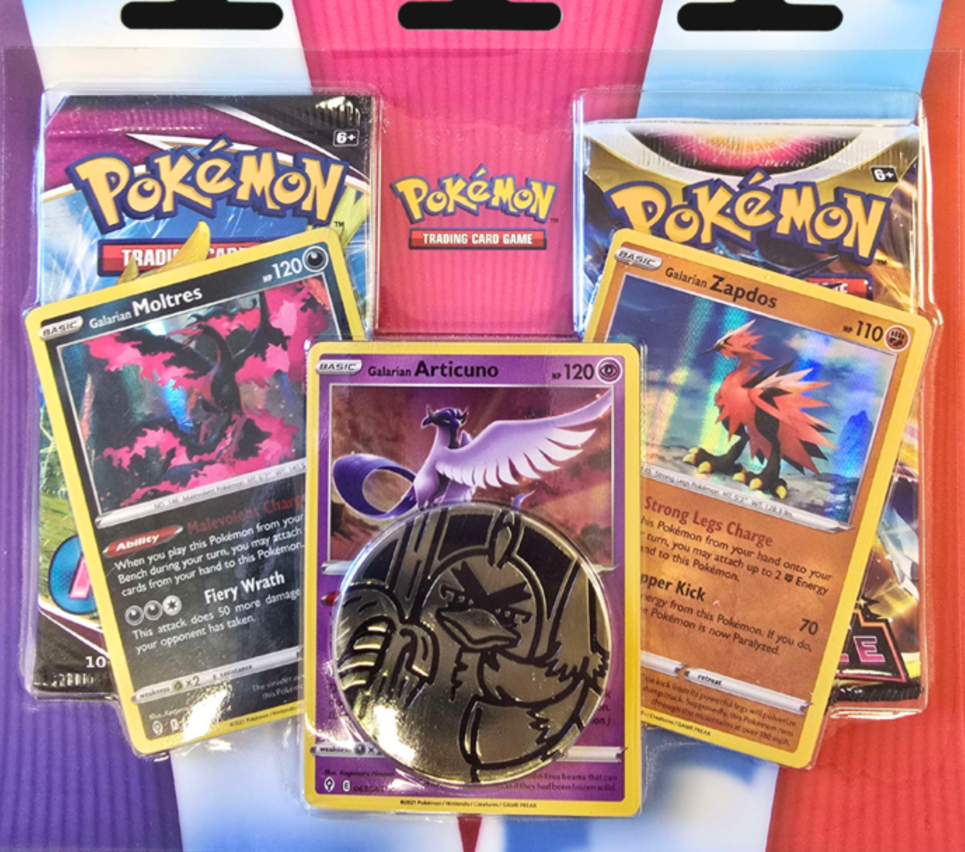 Galarian Birds Blister (Fusion Strike & Astral Radiance)