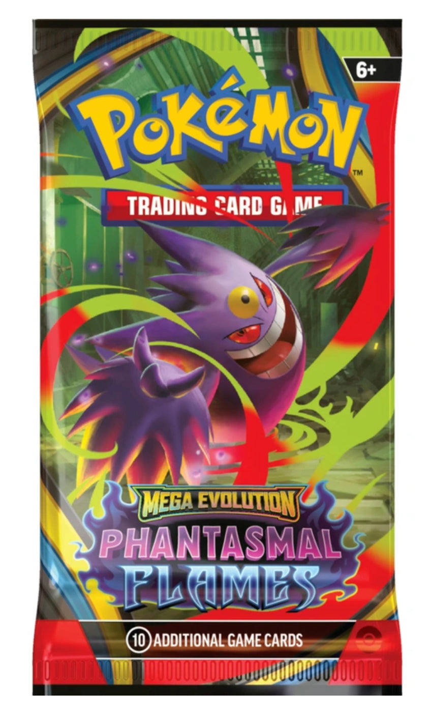 Pokemon TCG: Mega Evolution Phantasmal Flames Booster Pack