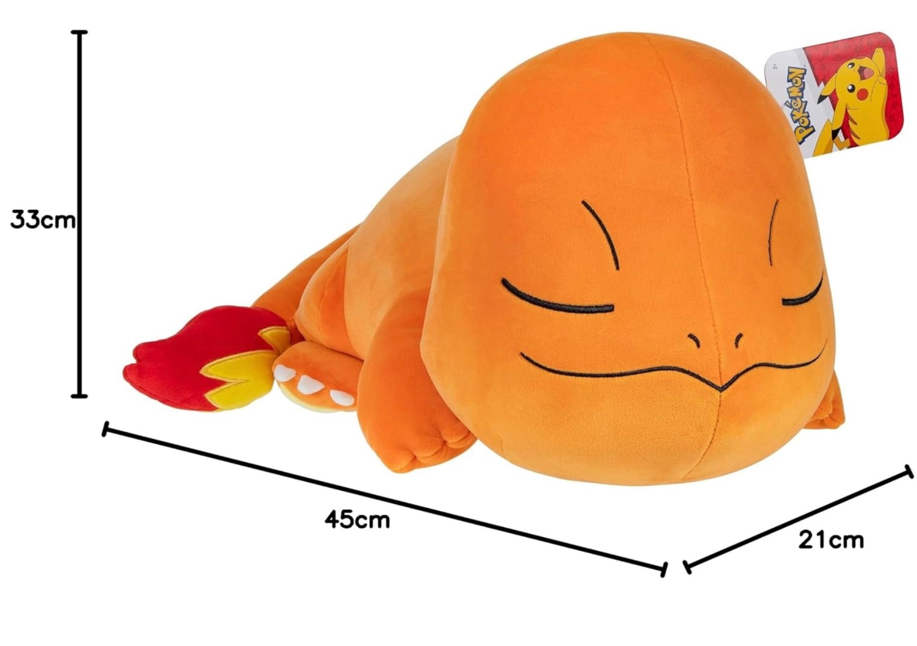 Pokémon Sleeping Charmander Plush - 18-Inch Plush