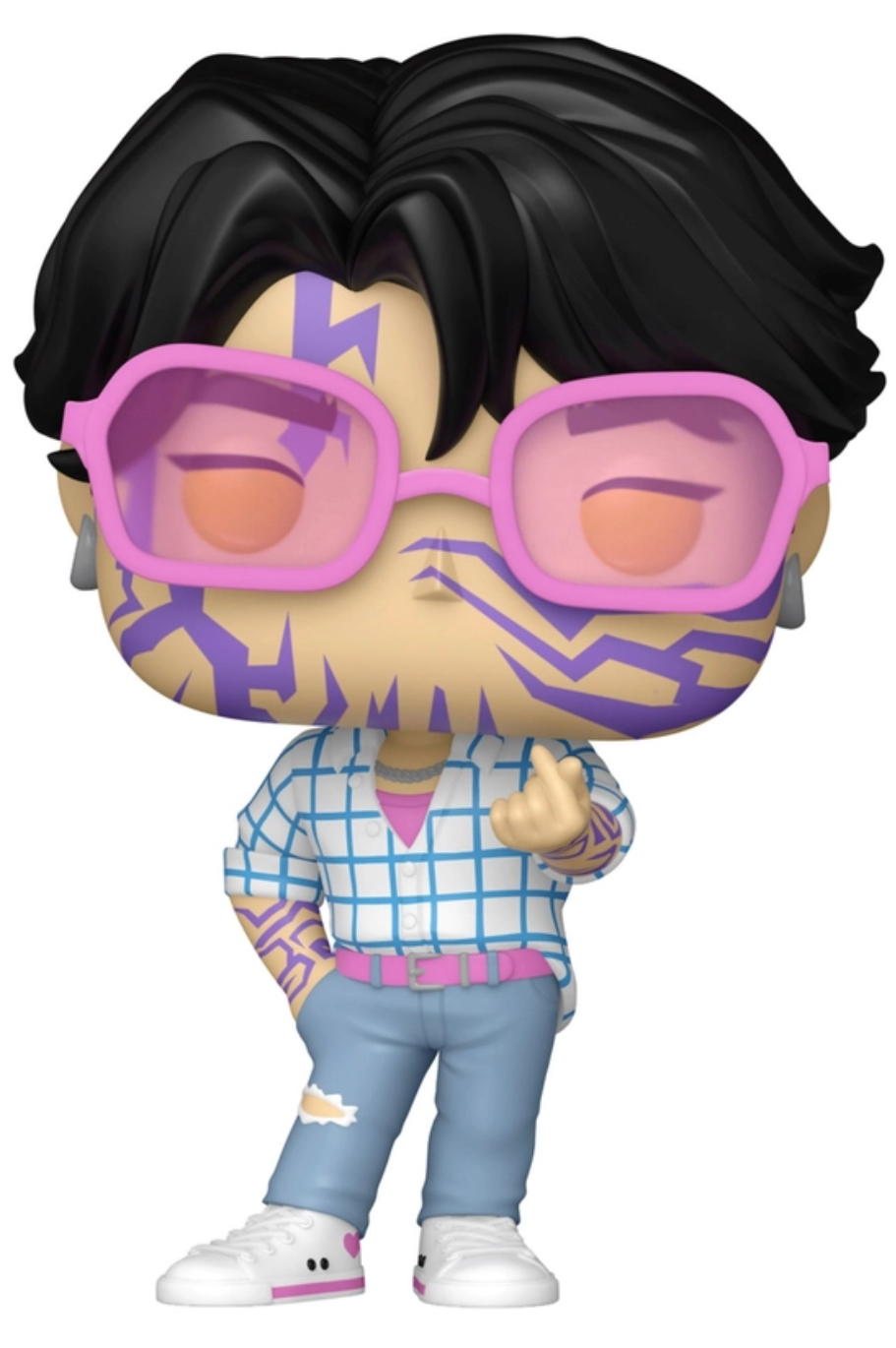 Funko POP! Animation 2259: Netflix KPop Demon Hunters Jinu with Patterns Chase Assortment