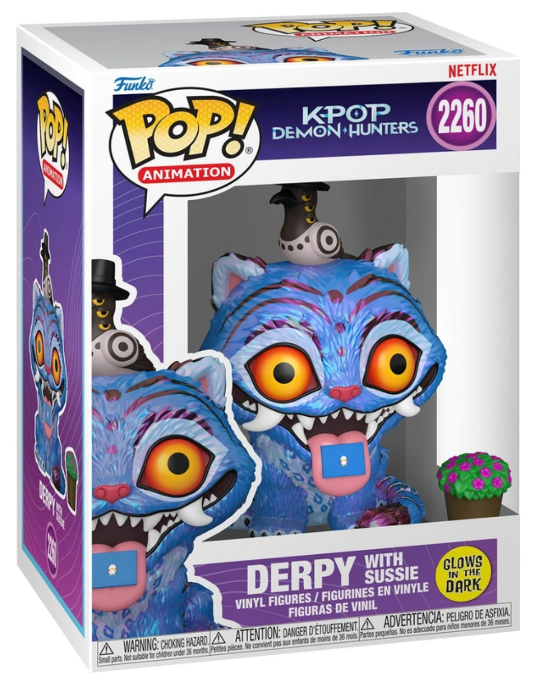 Funko POP! Animation 2260: Netflix KPop Demon Hunters Derpy with Sussie (Glow-In-The-Dark)